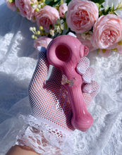 Load image into Gallery viewer, Milky Pink Swirly Pipe
