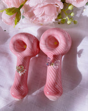 Load image into Gallery viewer, Milky Pink Swirly Pipe
