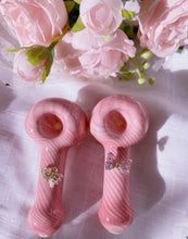 Load image into Gallery viewer, Milky Pink Swirly Pipe
